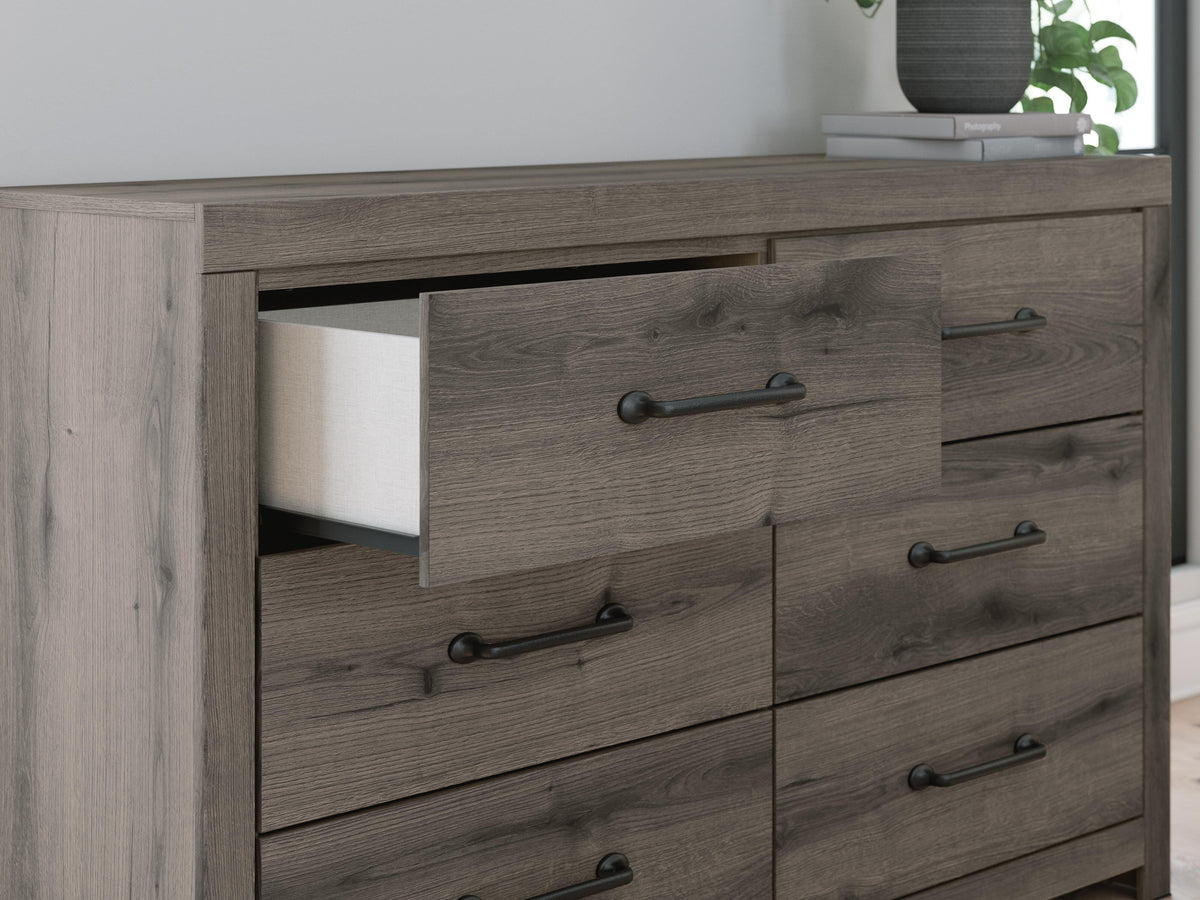 Graystorm Panel Bed Set - Full, Dresser