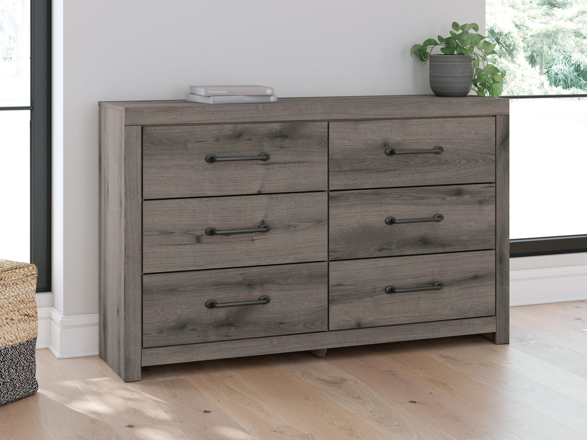Graystorm Panel Bed Set - Full, Dresser