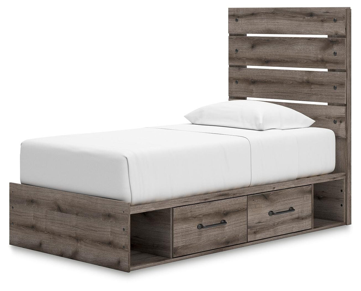 Graystorm Queen Panel Bed with Storage
