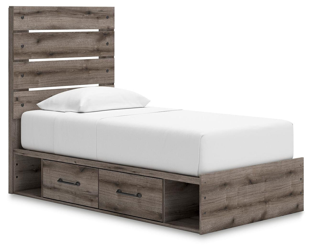 Graystorm Queen Panel Bed with Storage