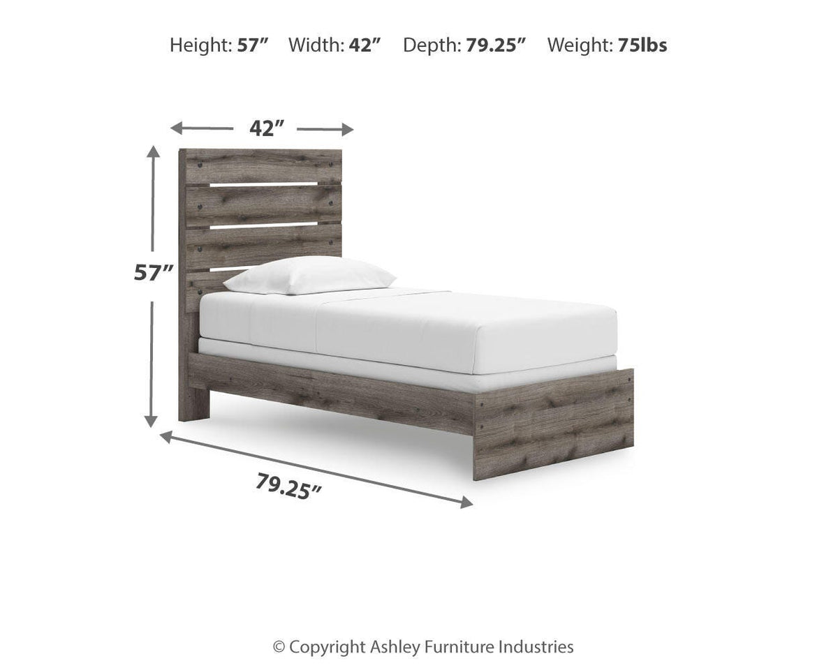 Graystorm Queen Panel Bed