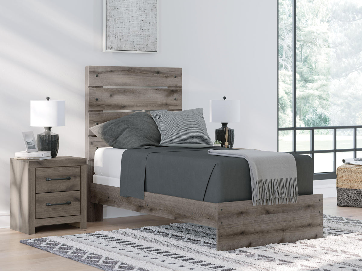 Graystorm Queen Panel Bed