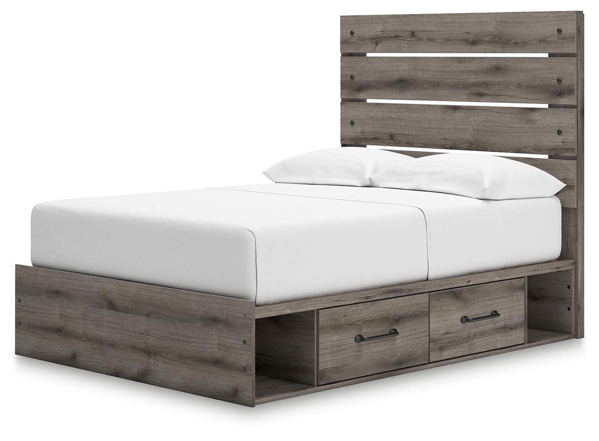 Graystorm Queen Panel Bed with Storage