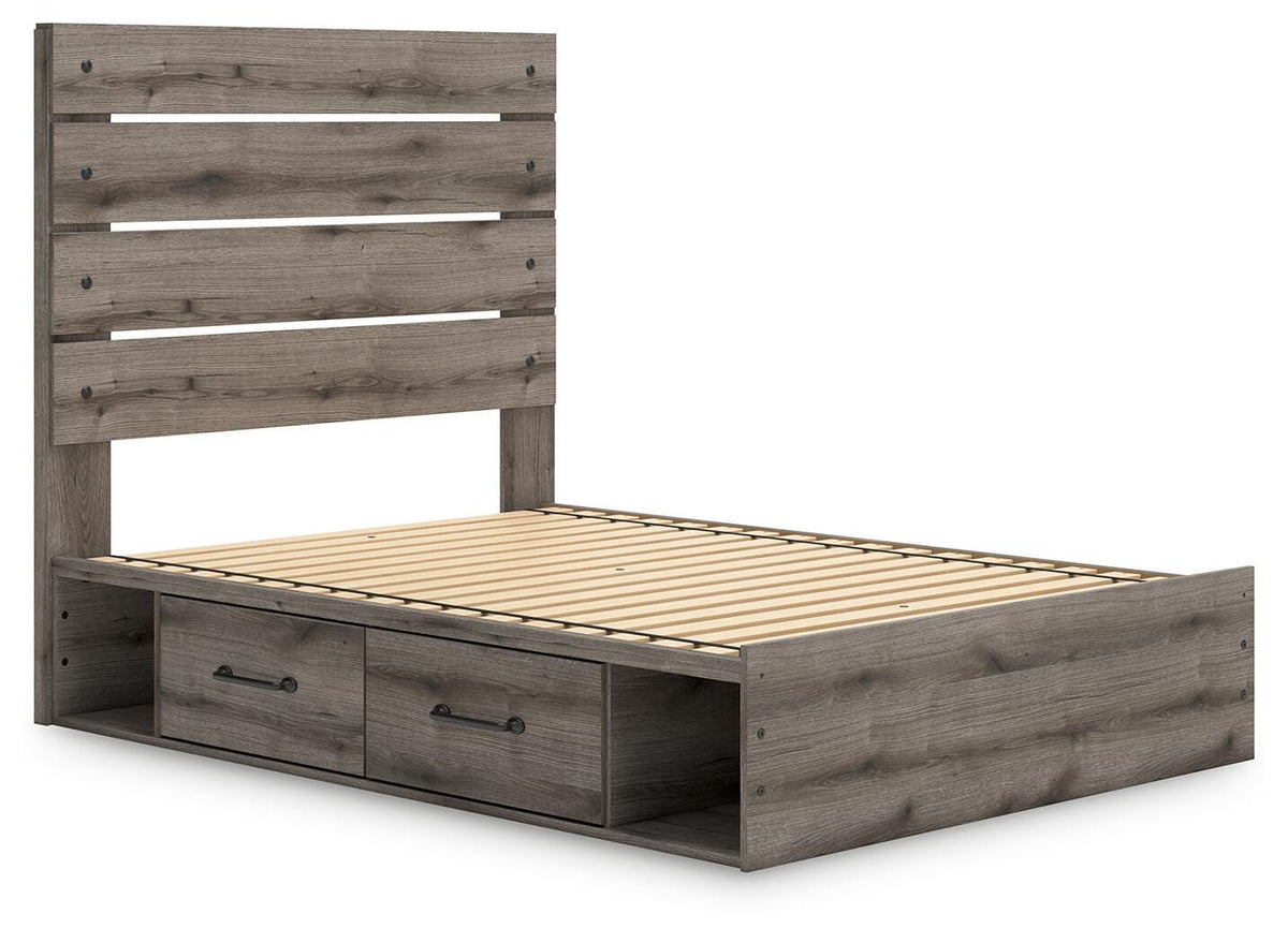 Graystorm Queen Panel Bed with Storage