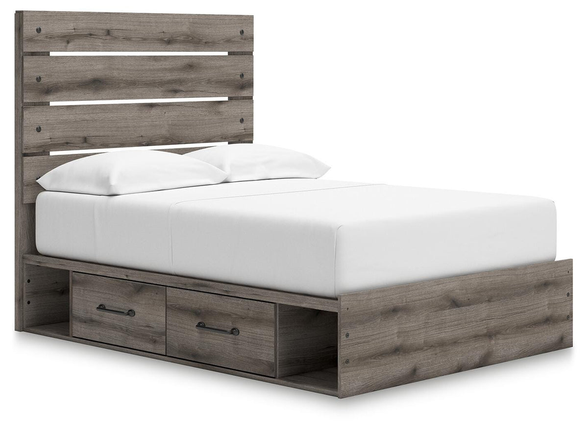 Graystorm Queen Panel Bed with Storage