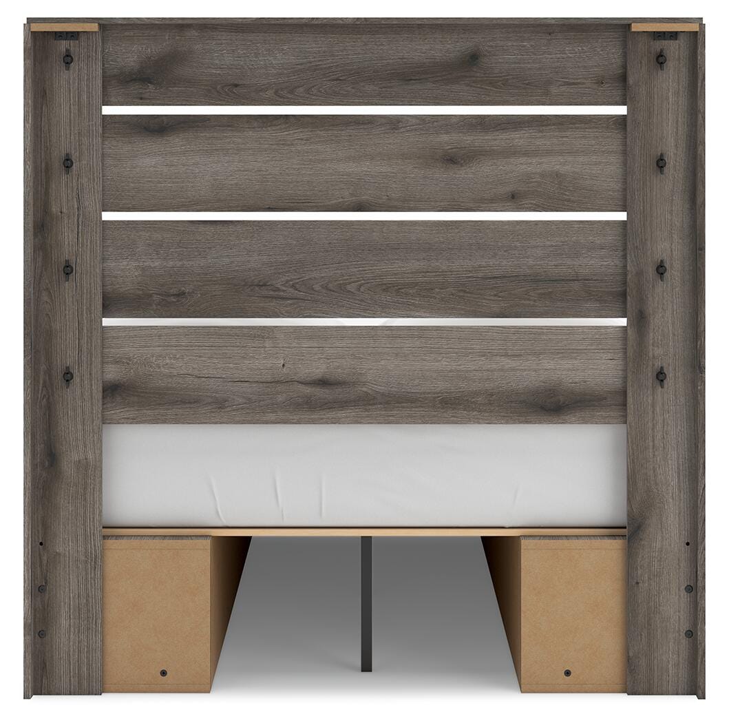 Graystorm Queen Panel Bed with Storage