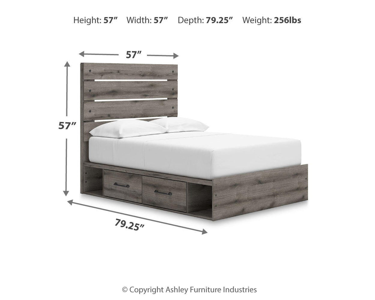 Graystorm Queen Panel Bed with Storage