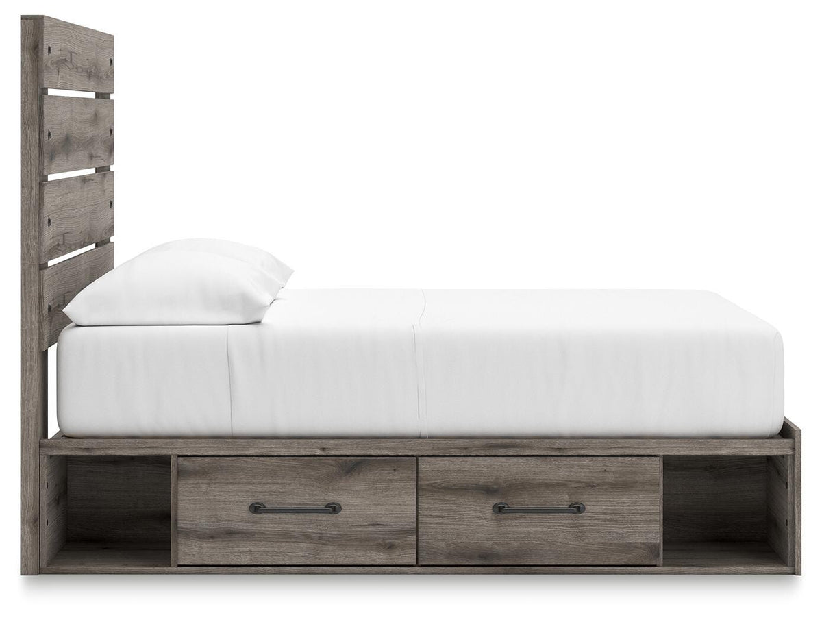 Graystorm Panel Bed with Storage - Full