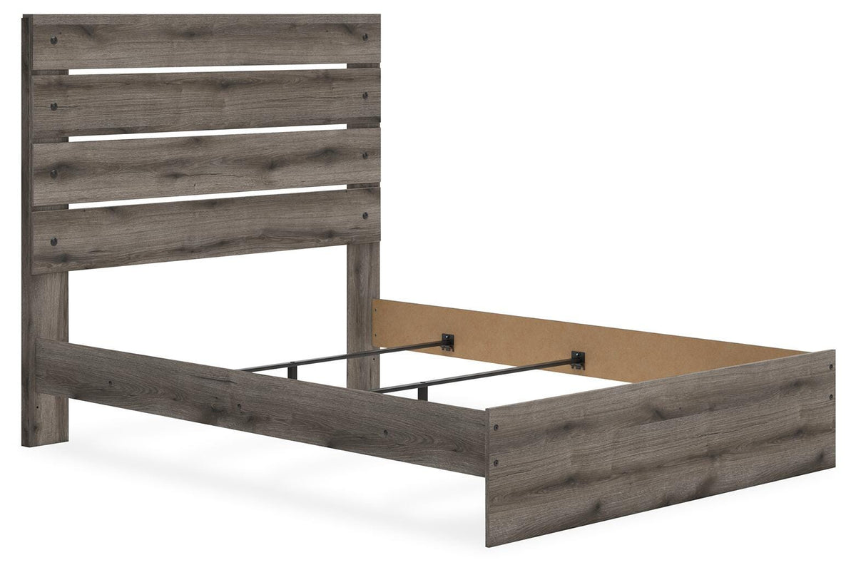 Graystorm Panel Bed Set - Queen, Dresser and Mirror