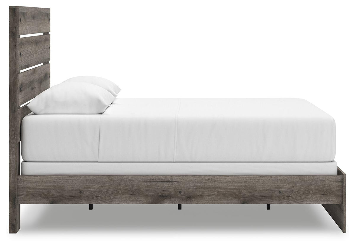 Graystorm Panel Bed Set - Queen, Dresser and Mirror