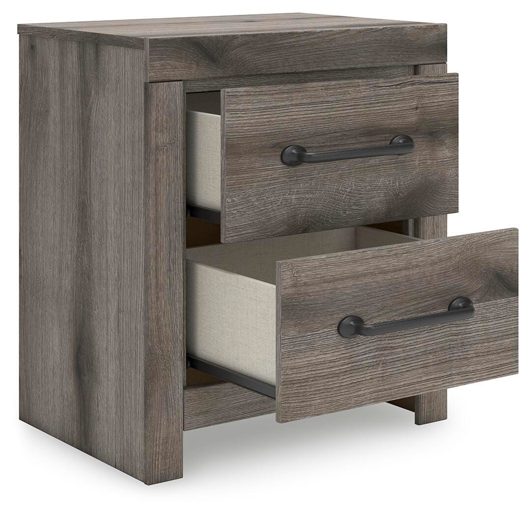 Graystorm Panel Bed Set - Full, Dresser and Nightstand