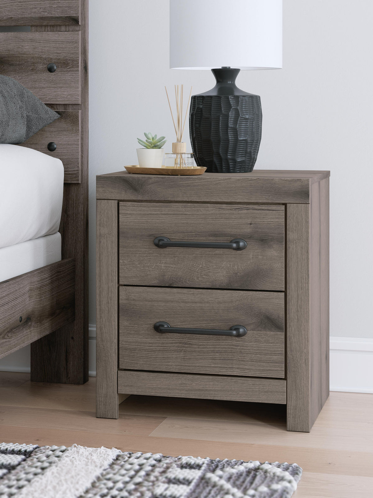 Graystorm Panel Bed Set - Full, Dresser and Nightstand