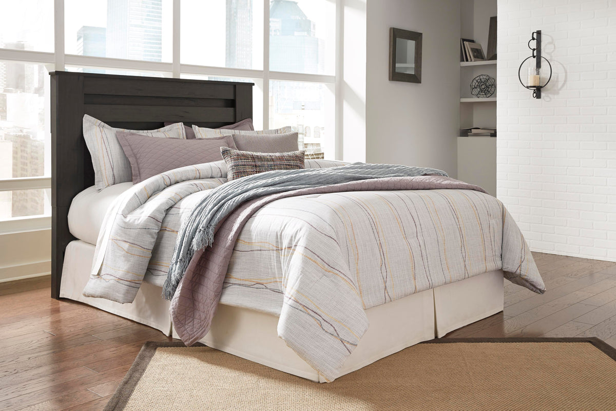 B2640 Panel Headboard Set - Queen, Mirrored Dresser and Chest
