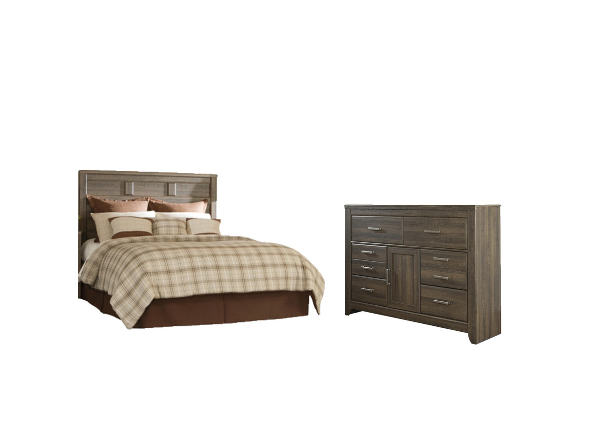 B251 Panel Headboard Set - Queen, Dresser