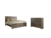 Juararo Panel Bed Set - California King, Dresser