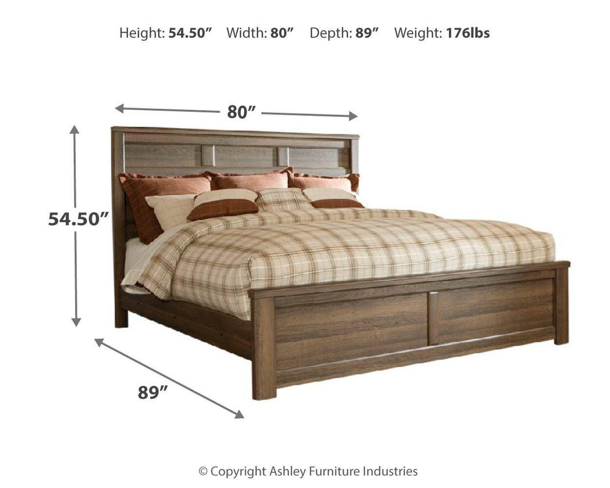 Juararo Panel Bed Set - California King, Dresser