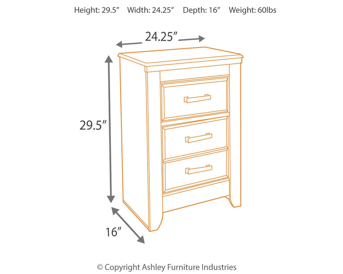 B251 Panel Headboard Set - King/California King, Mirrored Dresser and 2 Nightstands