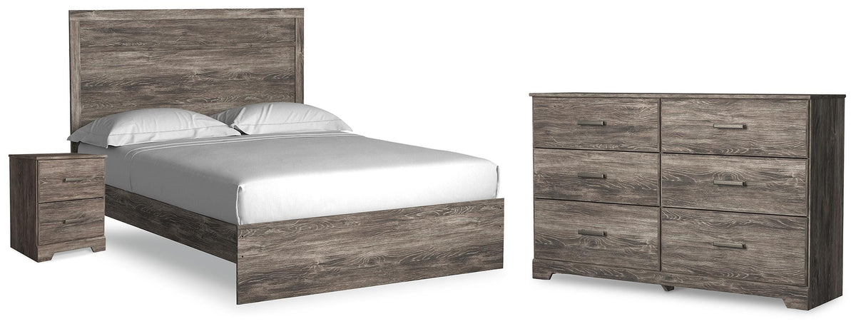 Ralinksi Panel Bed Set - Queen, Dresser and Nightstand