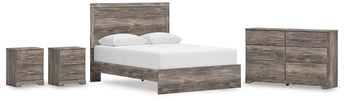 Ralinksi Panel Bed Set - Queen, Dresser and 2 Nightstands