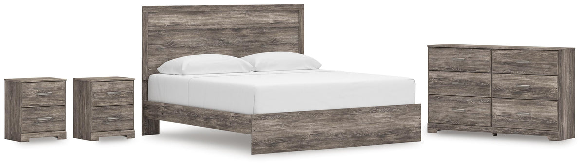 Ralinksi Panel Bed Set - King, Dresser