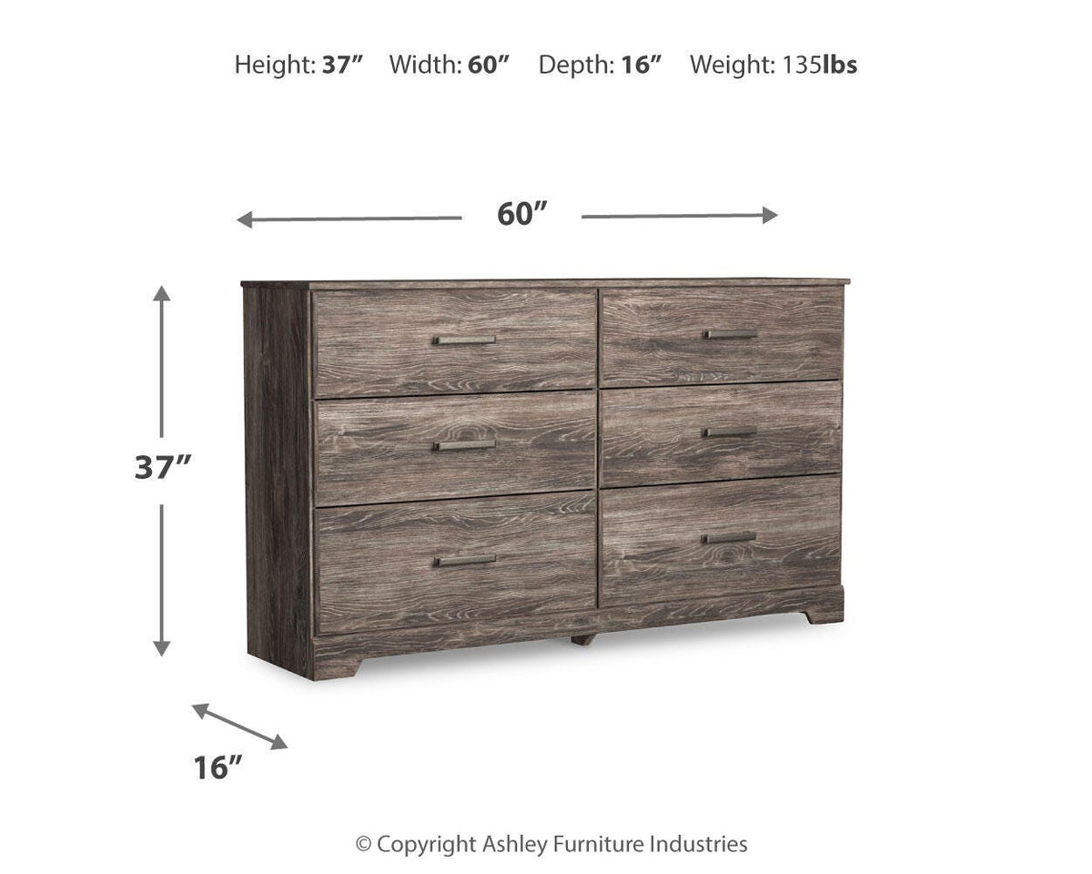 Ralinksi Panel Bed Set - Full, Dresser