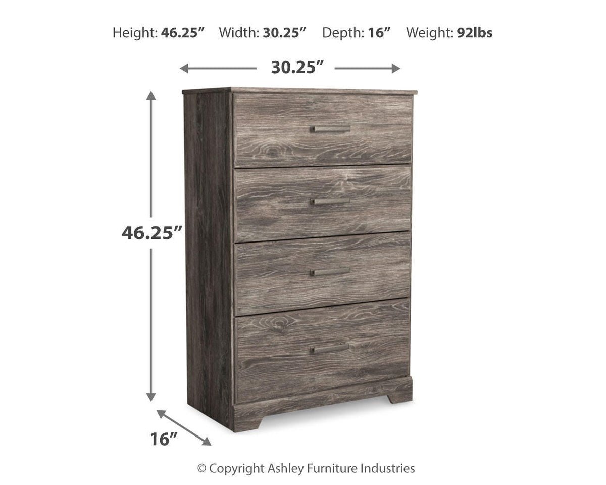 Ralinksi Panel Bed Set - Full, Dresser, Mirror and Chest