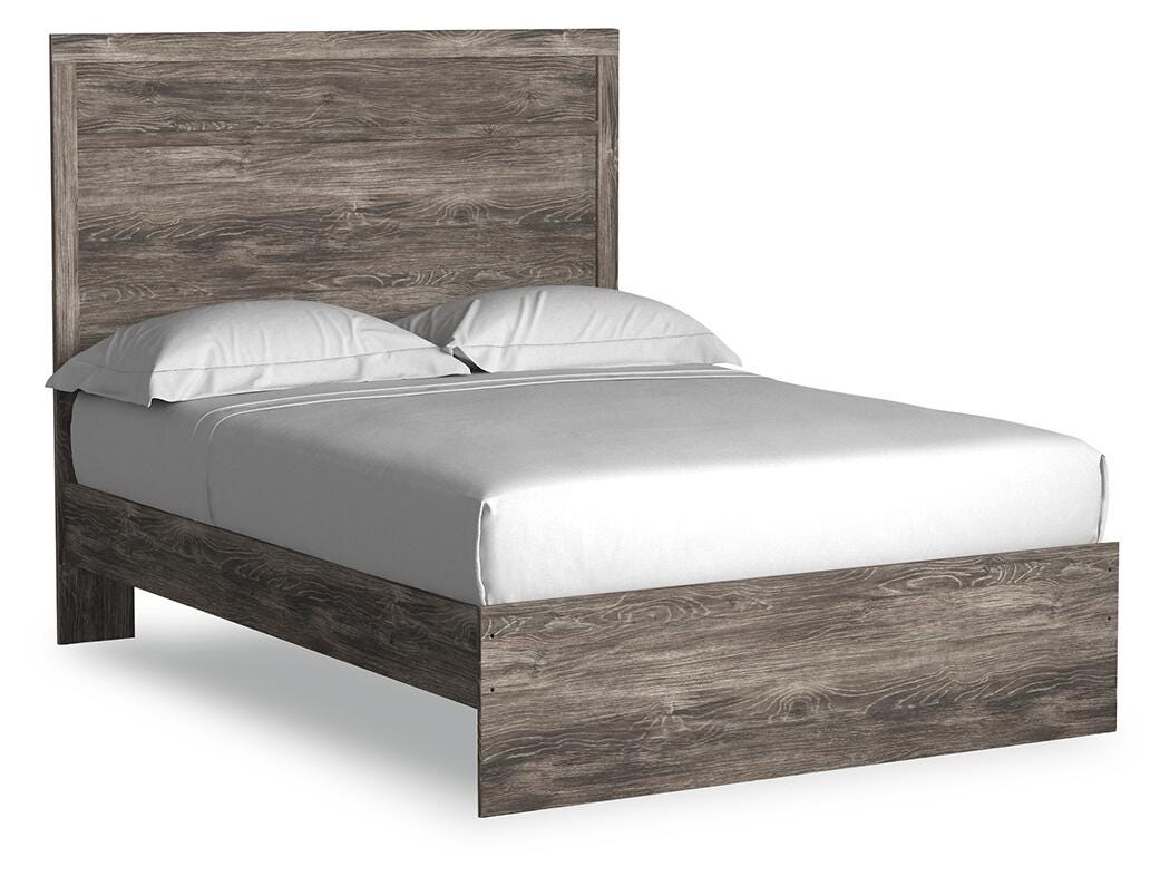 Ralinksi Panel Bed Set - Full, 2 Nightstands