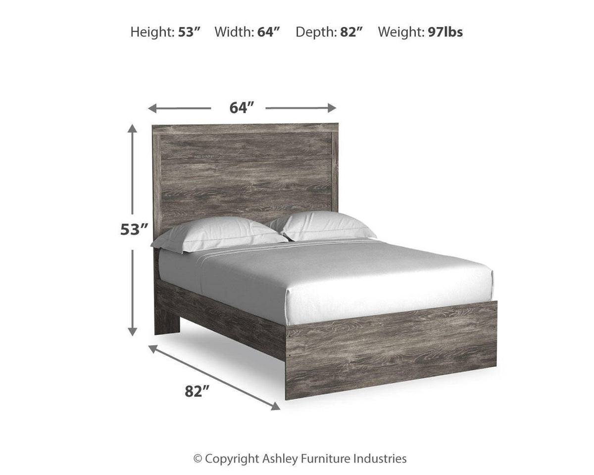 Ralinksi Panel Bed Set - Queen, 2 Nightstands