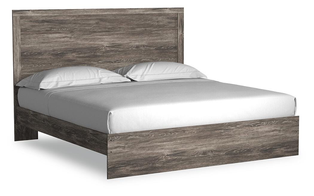 Ralinksi Panel Bed Set - King, 2 Nightstands