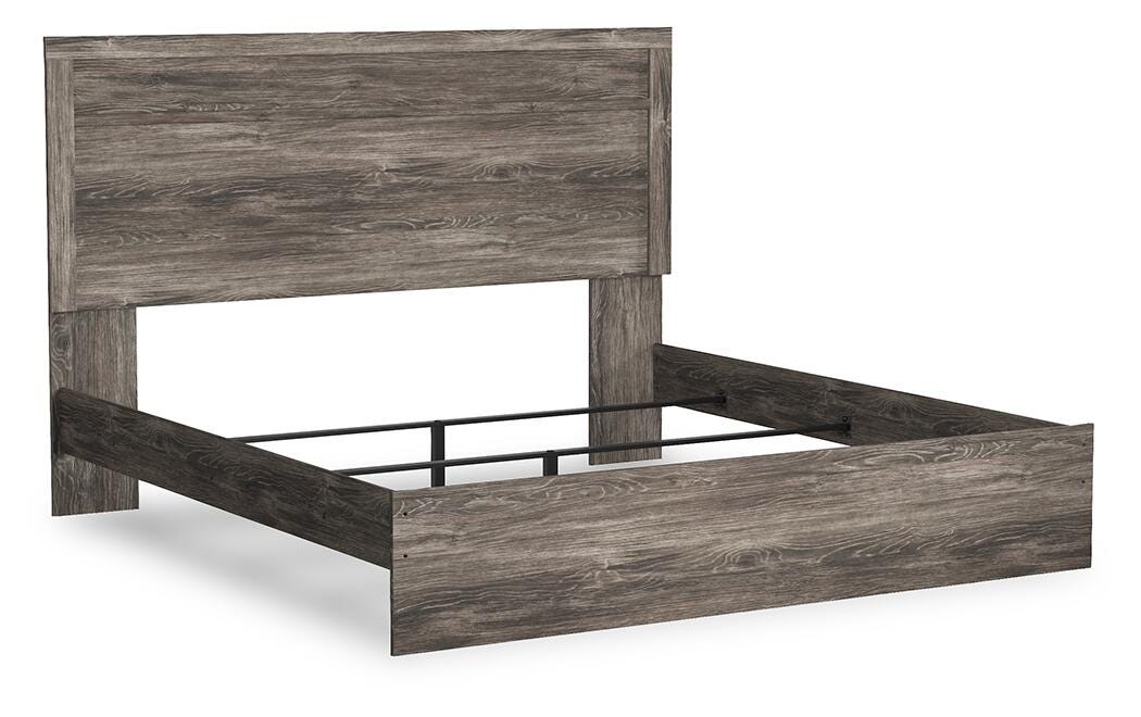 Ralinksi Panel Bed Set - King, 2 Nightstands