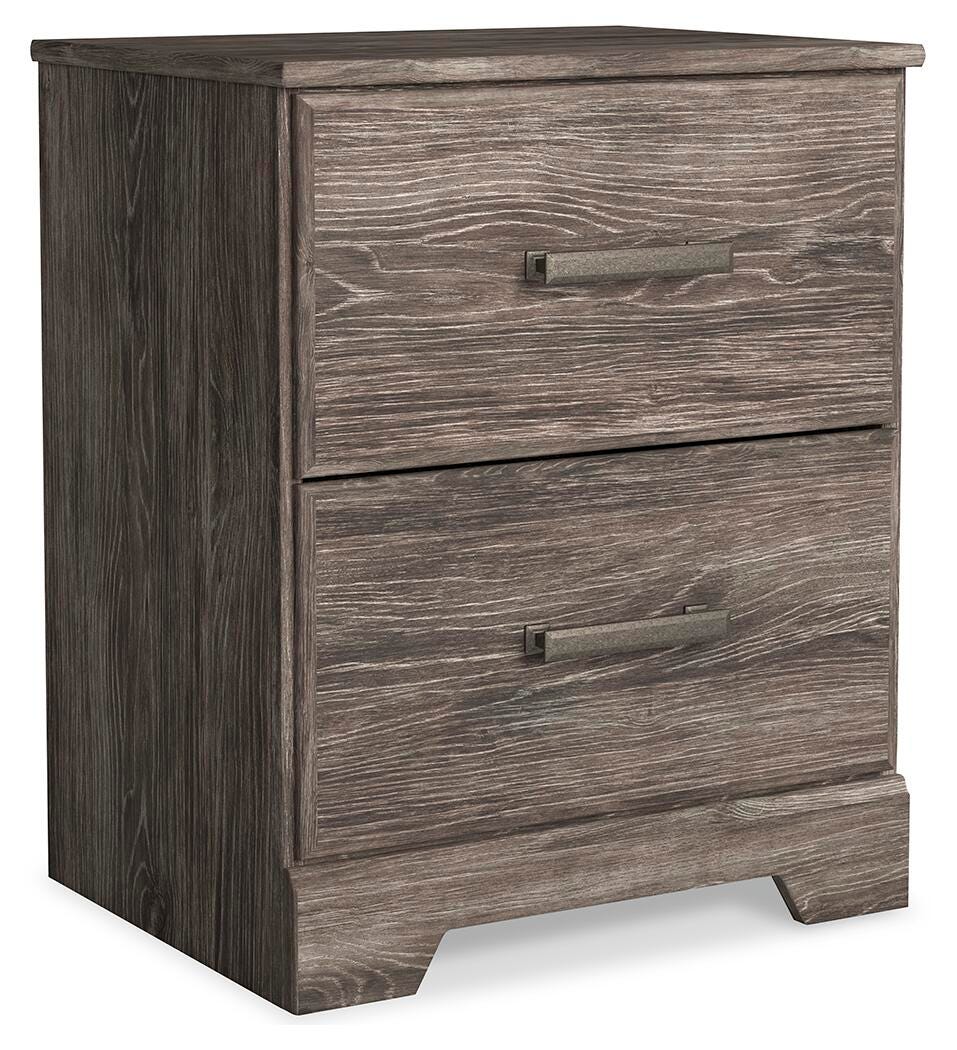 Ralinksi Panel Bed Set - Full, 2 Nightstands