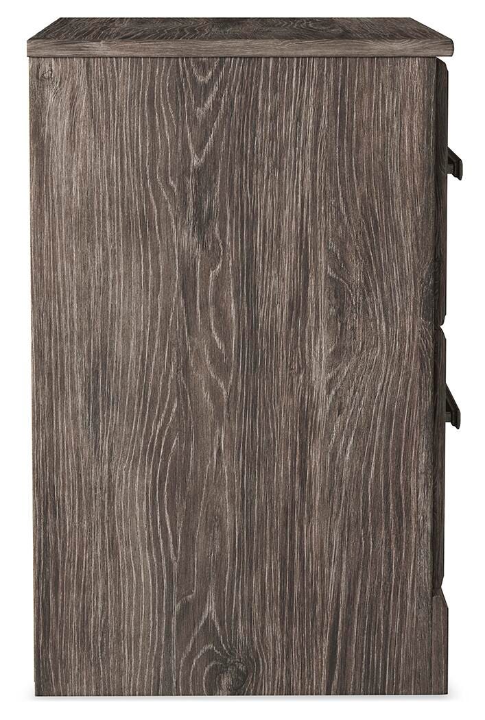 Ralinksi Panel Bed Set - Full, 2 Nightstands