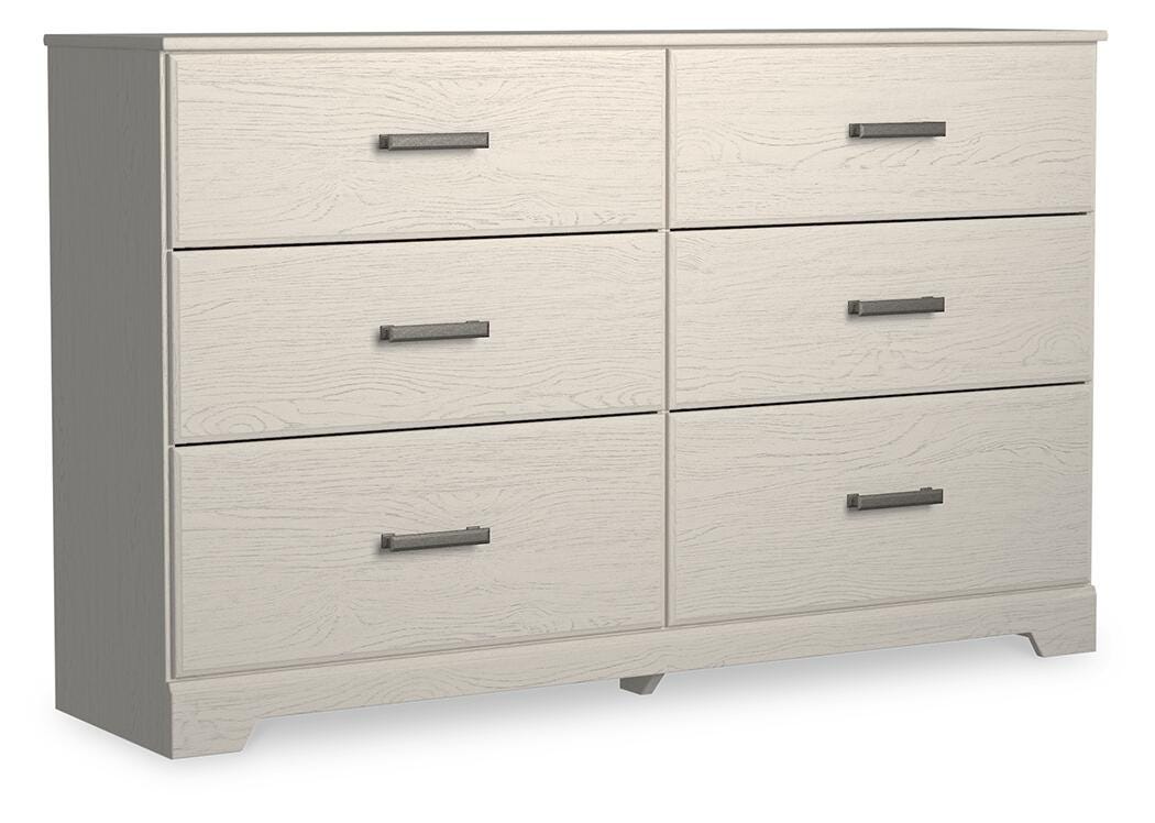 Stelsie Panel Bed Set - Queen, Dresser and Nightstand