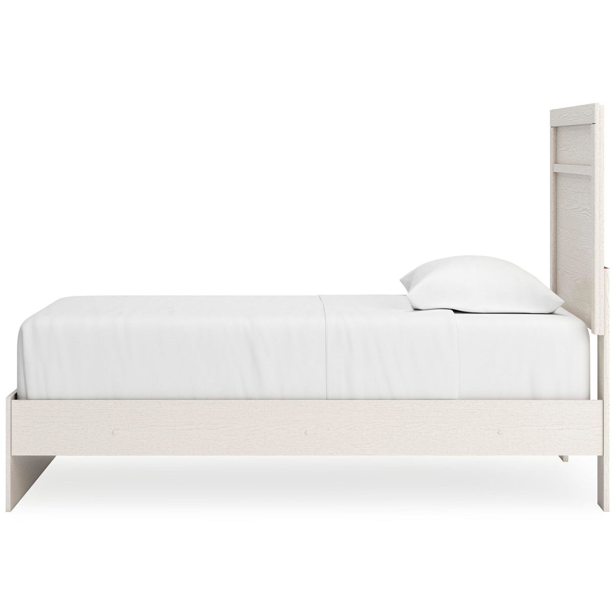 Stelsie Panel Bed Set - Twin, Mirrored Dresser