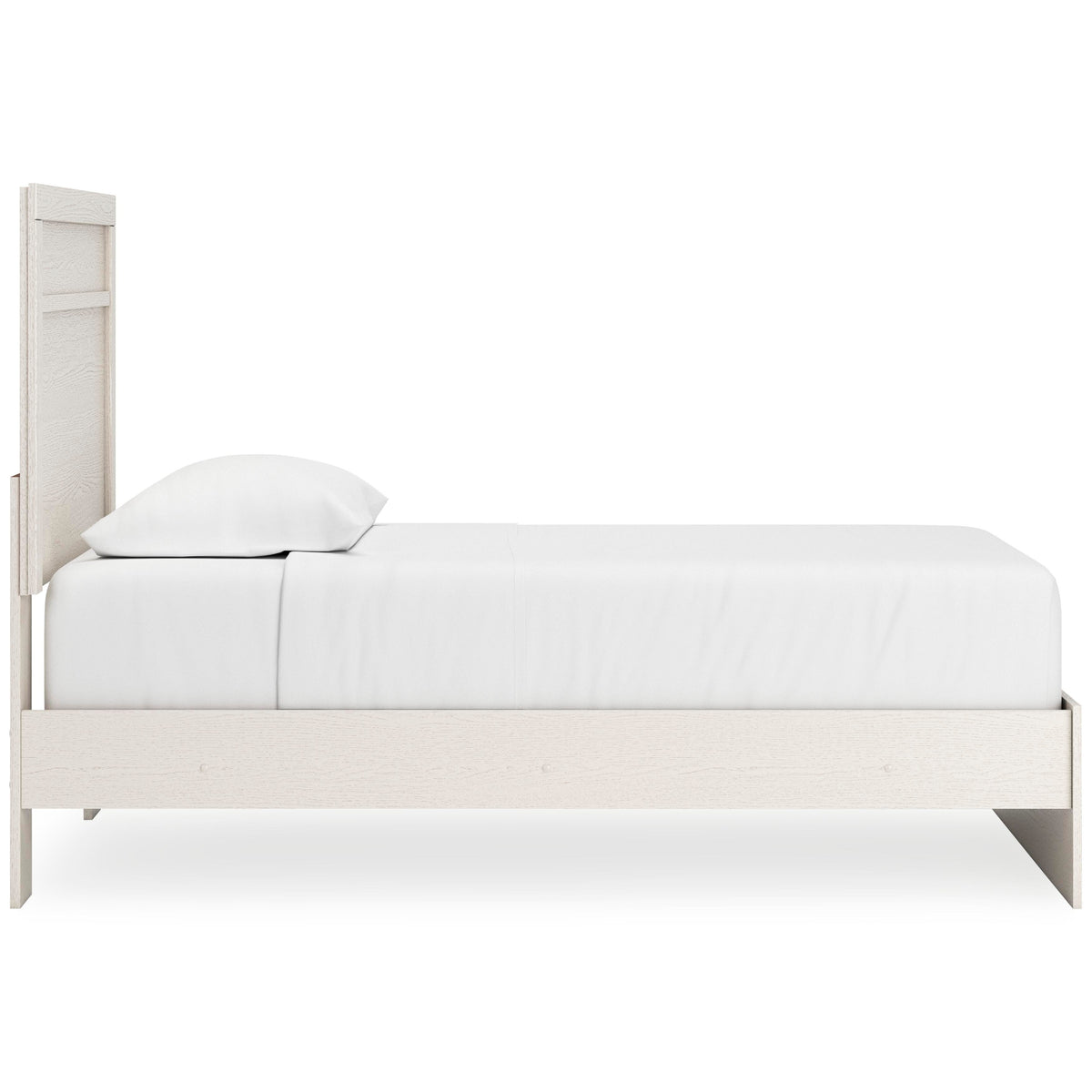 Stelsie Panel Bed Set - Twin, Mirrored Dresser