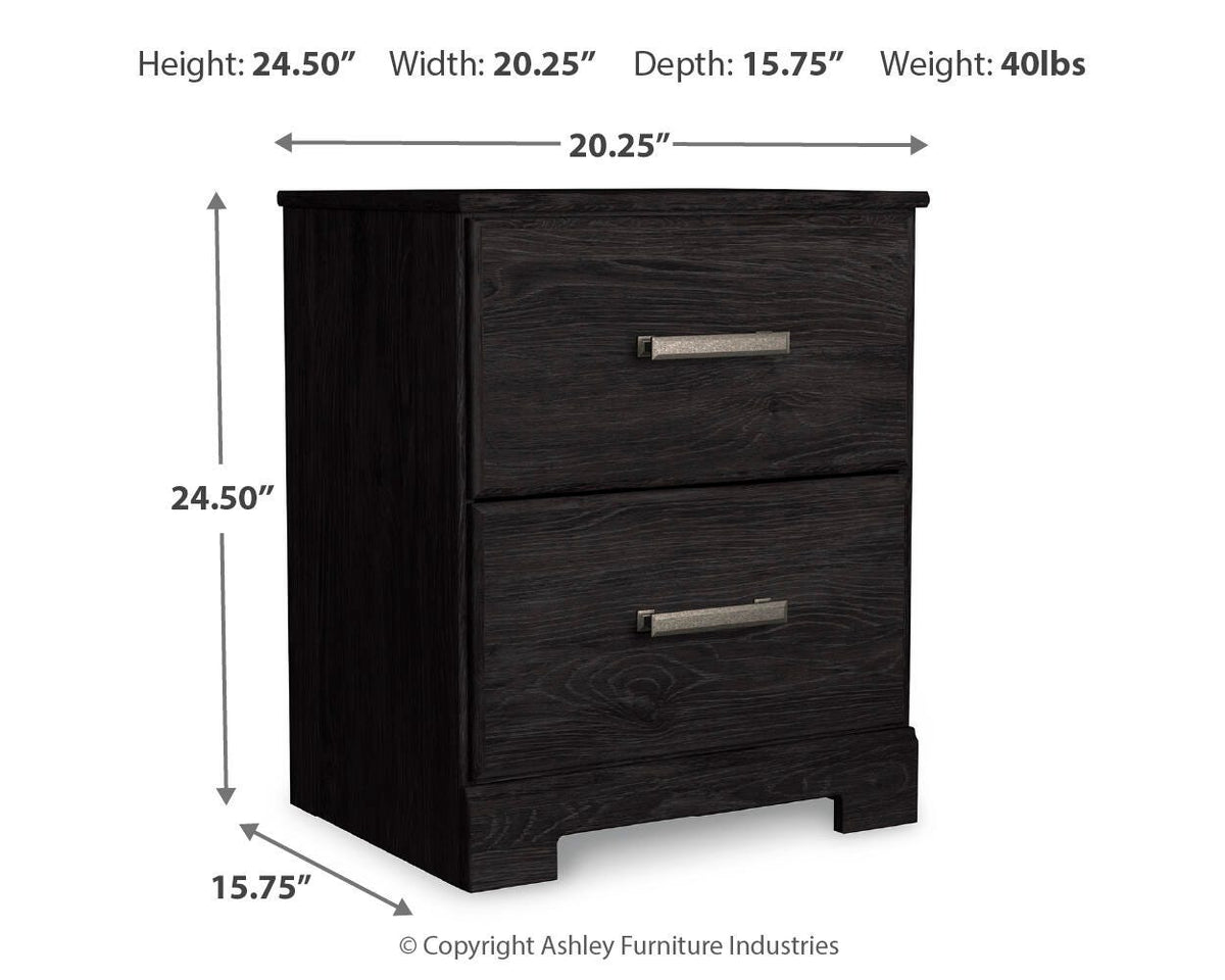 Belachime King Panel Bed, Dresser Mirror and 2 Nightstands
