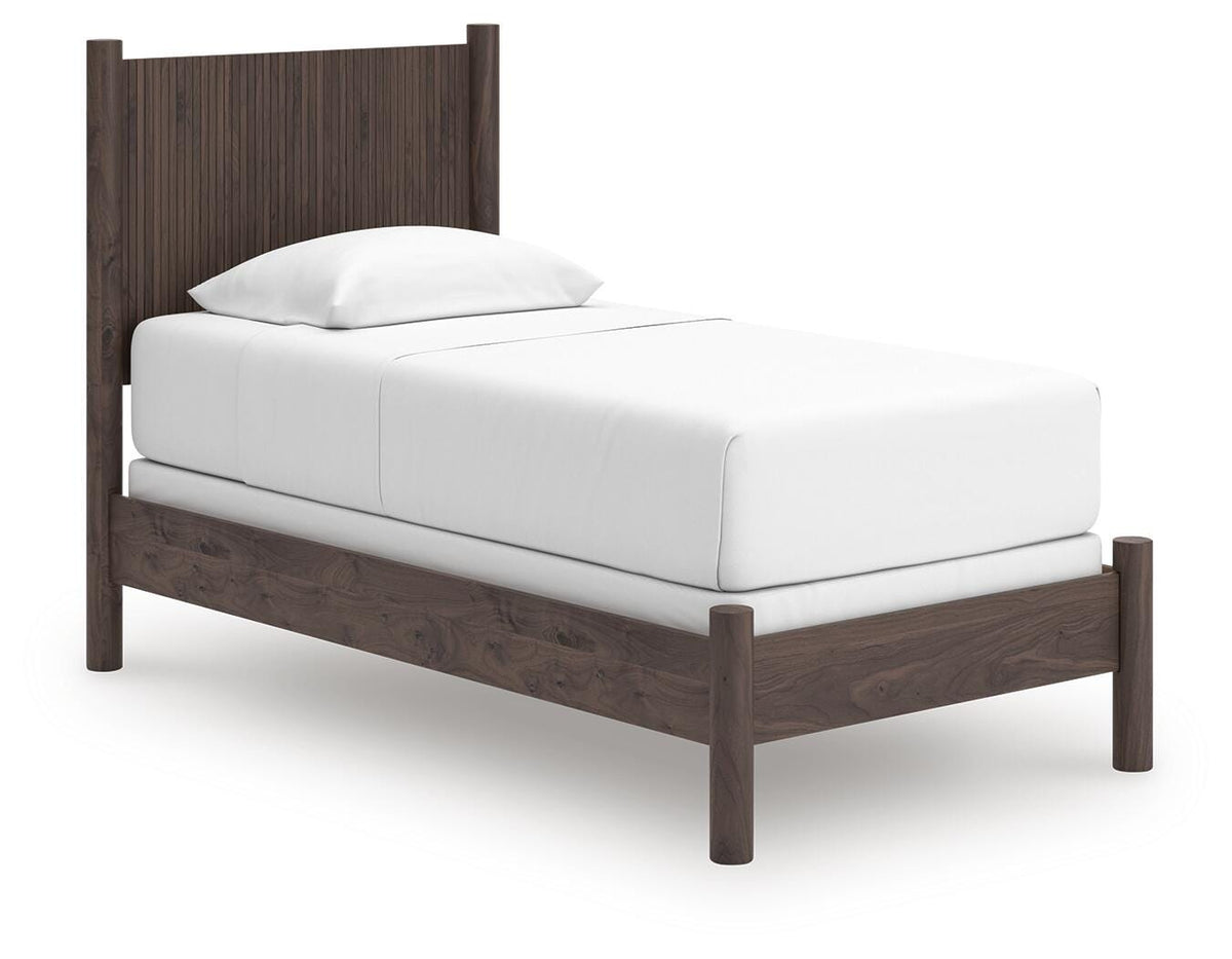 Pamytta Twin Panel Bed, Dresser and Mirror