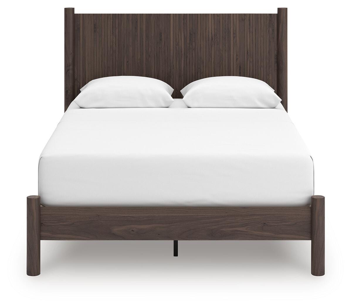 Pamytta Queen Panel Platform Bed, Dresser and Mirror