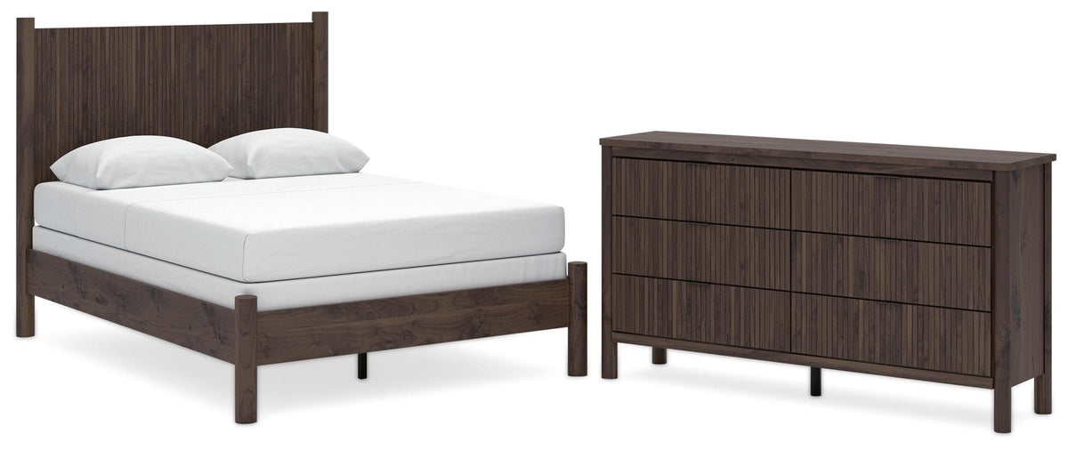 Pamytta Panel Bed Set - Full, Dresser