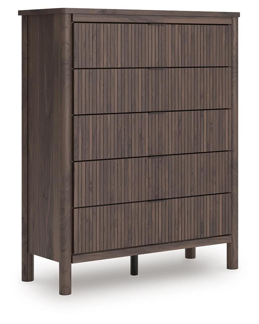 Pamytta Panel Bed Set - Full, Chest and Nightstand