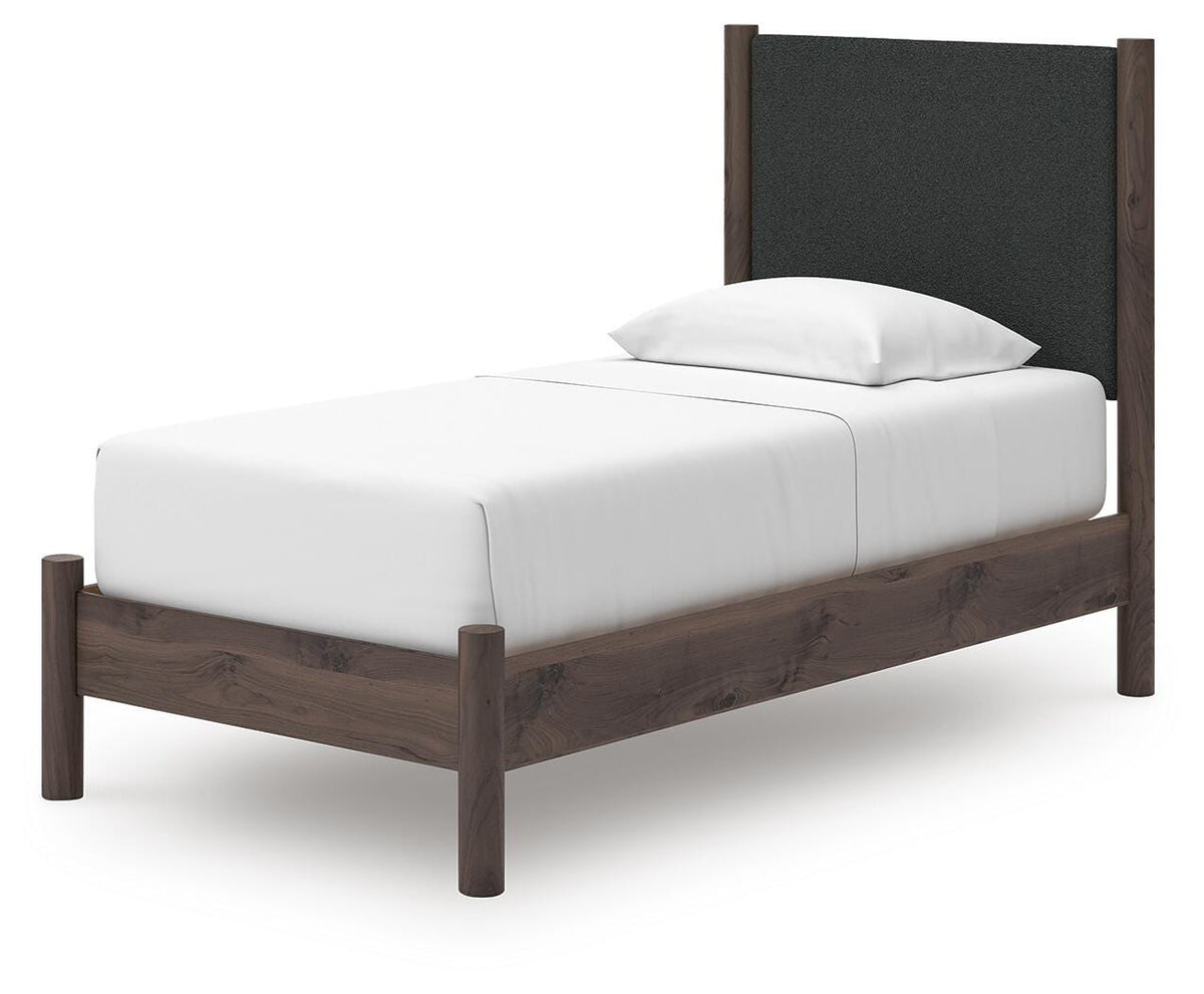 Pamytta Upholstered Panel Platform Bed - Twin