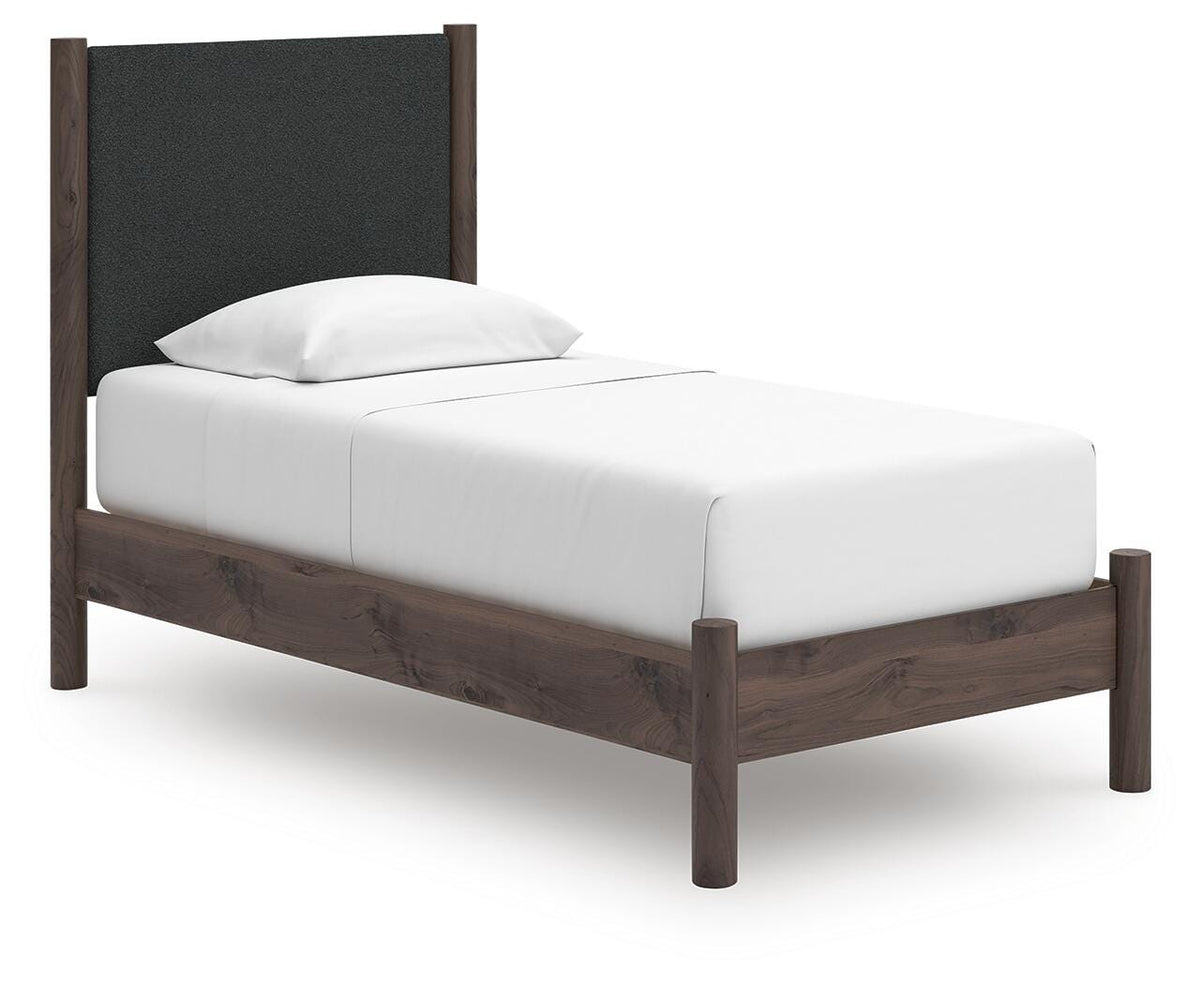 Pamytta Upholstered Panel Platform Bed - Twin