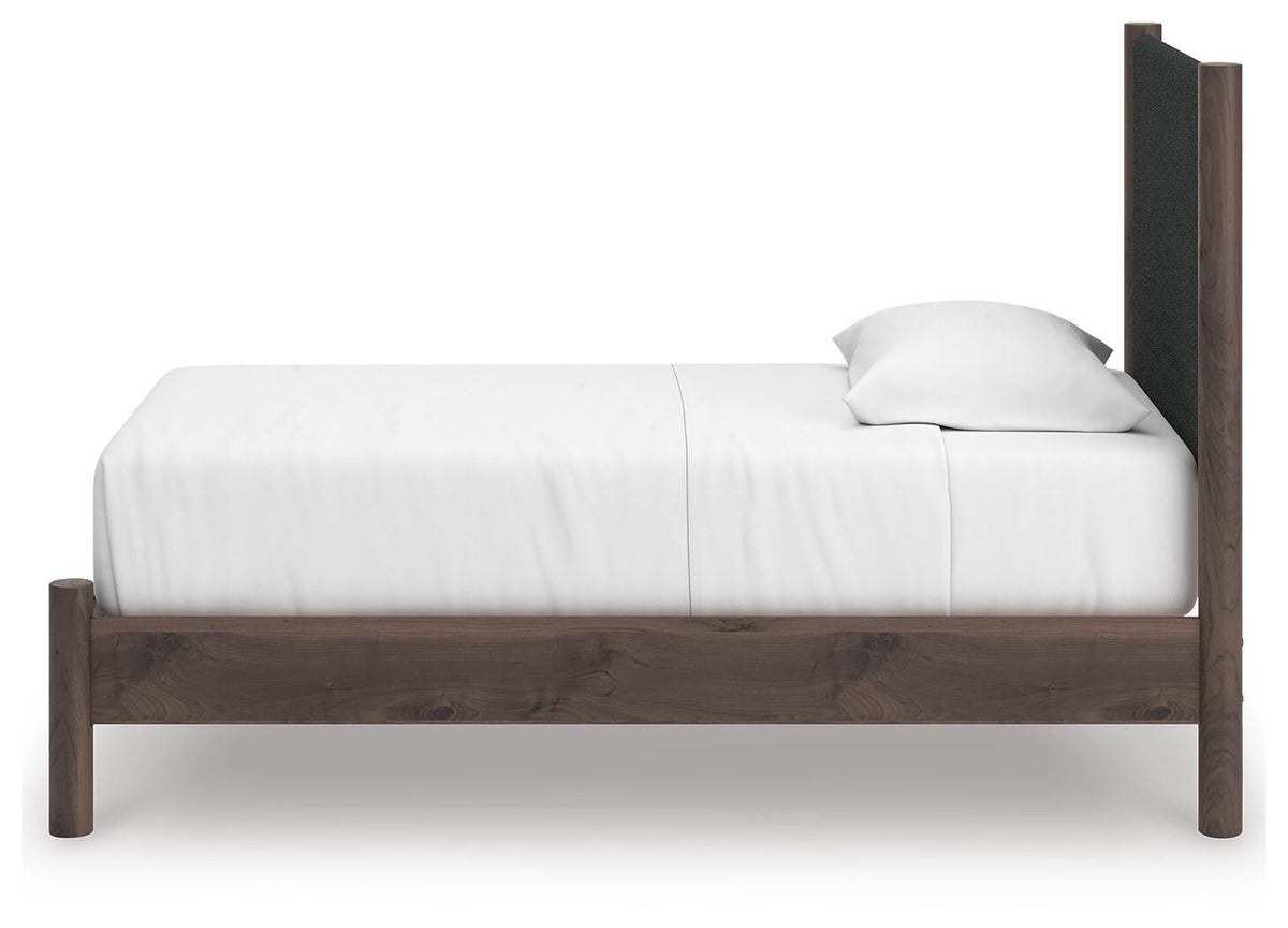 Pamytta Queen Upholstered Panel Platform Bed