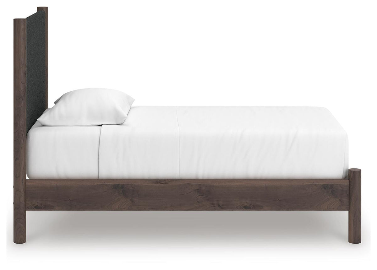 Pamytta Queen Upholstered Panel Platform Bed
