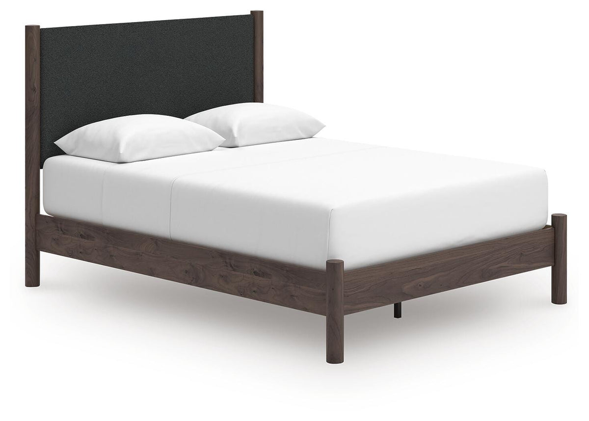 Pamytta Upholstered Panel Platform Bed - Queen