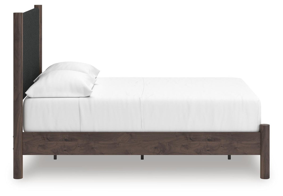Pamytta Queen Upholstered Panel Platform Bed