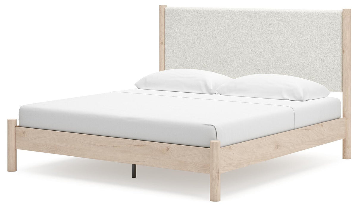 Cadmori Queen Upholstered Panel Bed