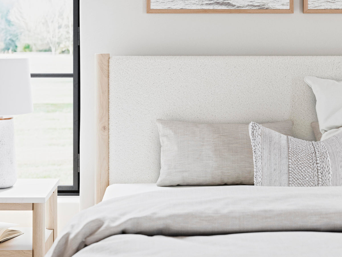Cadmori Upholstered Panel Bed - King