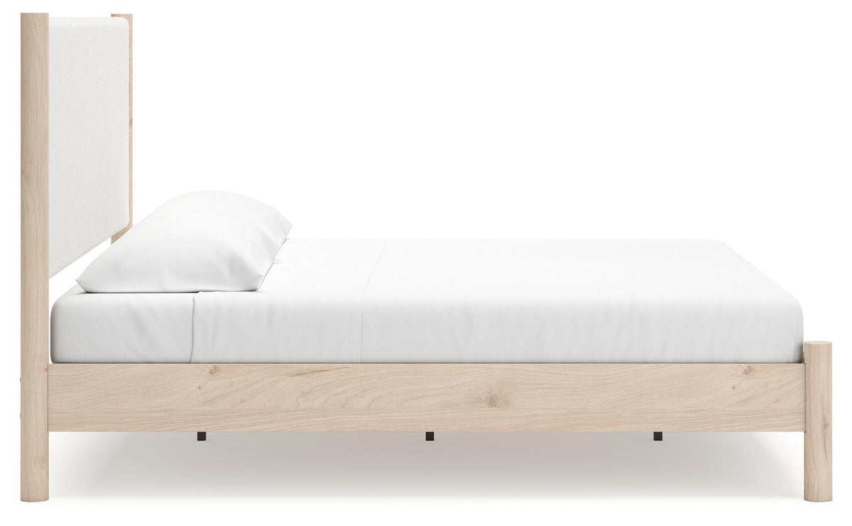Cadmori Queen Upholstered Panel Bed