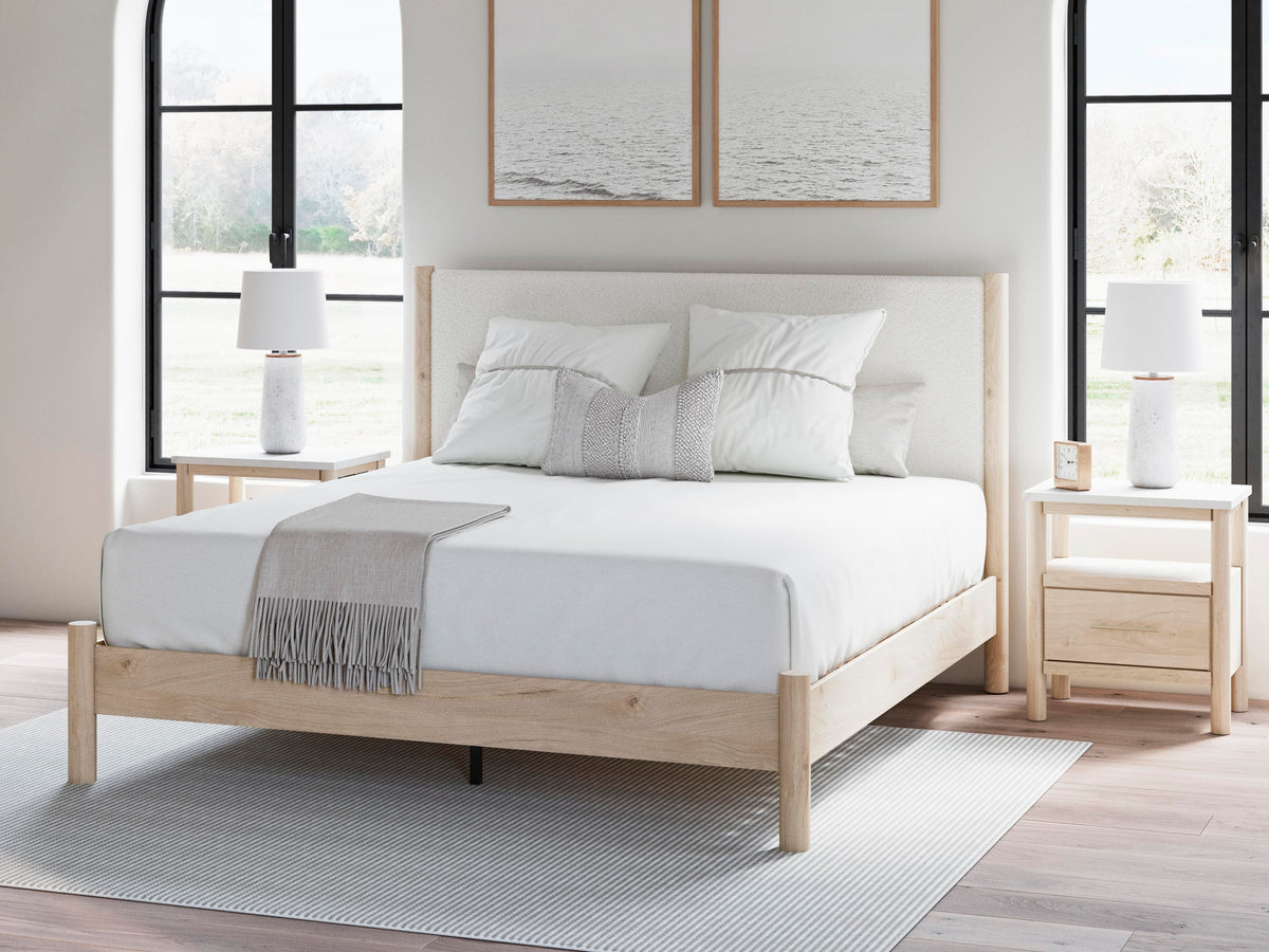 Cadmori King Panel Bed, Dresser and 2 Nightstands